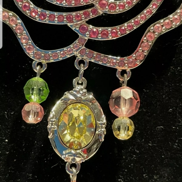 Swarovski & Disney Belle Rose Necklace - Picture 6 of 8